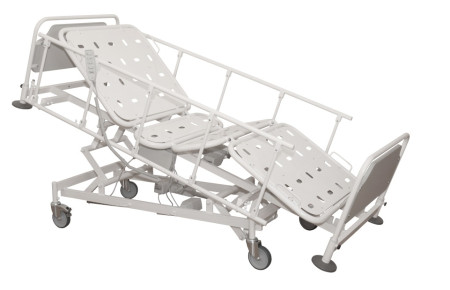 Кровать общебольничная ДЗМО КМ-2 (2 колеса с тормозом, 2 колеса без тормоза)